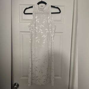 Slim fit white dress